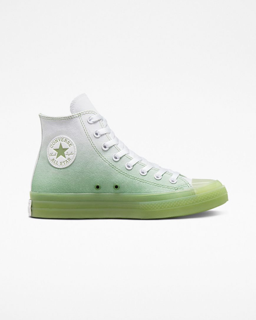 Tenis Converse Chuck Taylor All Star CX Gradient Cano Alto Feminino Verdes Branco Verdes | PT U0T041P